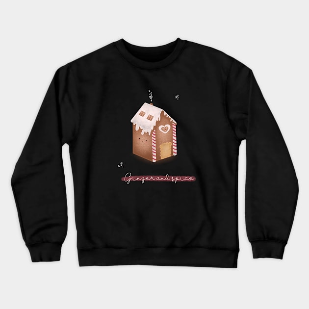 Gingerbread house 2 Crewneck Sweatshirt by Mydrawingsz